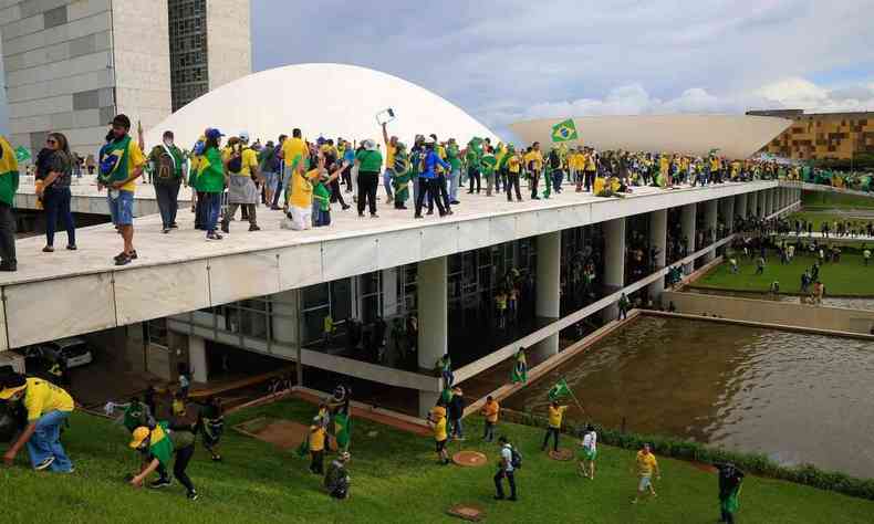 Golpistas tomam o Congresso Nacional, em Braslia (DF)