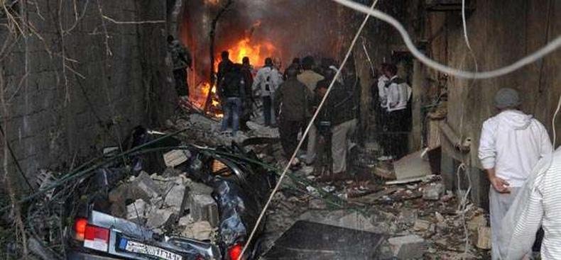 Pelo menos dois carros explodiram na capital s�ria na manh� desta quarta-feira. A cidade de Jaramana (foto), favor�vel ao regime de Assad, tamb�m foi atingida por ataques(foto: AFP PHOTO / HO / SANA 28/11/2012 )