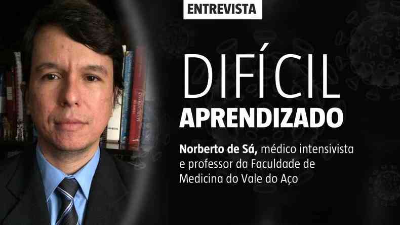 Estado de Minas entrevista o médico e professor Noberto de Sá(foto: Arquivo Pessoal/Arte EM)