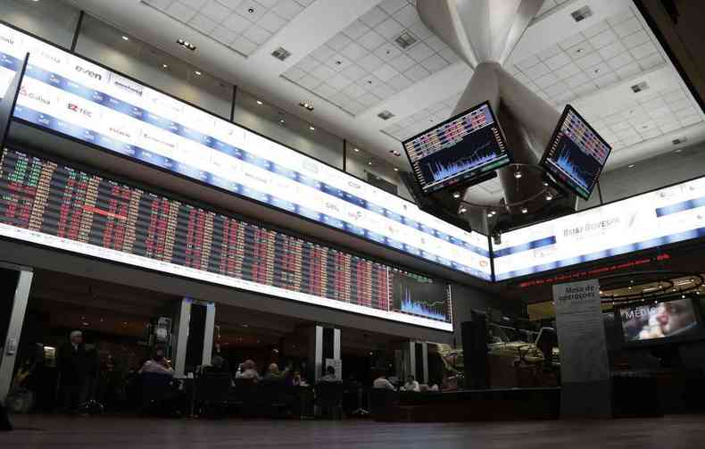 Bolsa de valores em So Paulo(foto: Miguel Schincariol AFP)