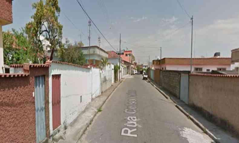 Confuso aconteceu na casa do casal, no Bairro Sion(foto: Google Street View/Reproduo )