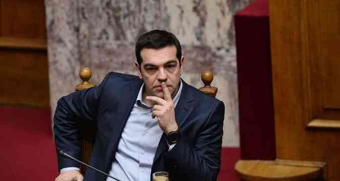 Tsipras prometeu combater a pobreza e cortar impostos(foto: AFP PHOTO / LOUISA GOULIAMAKI )
