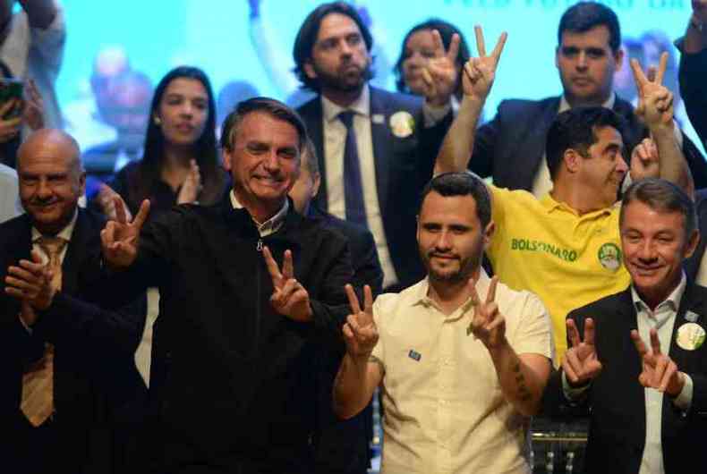 Bolsonaro em campanha em Belo Horizonte