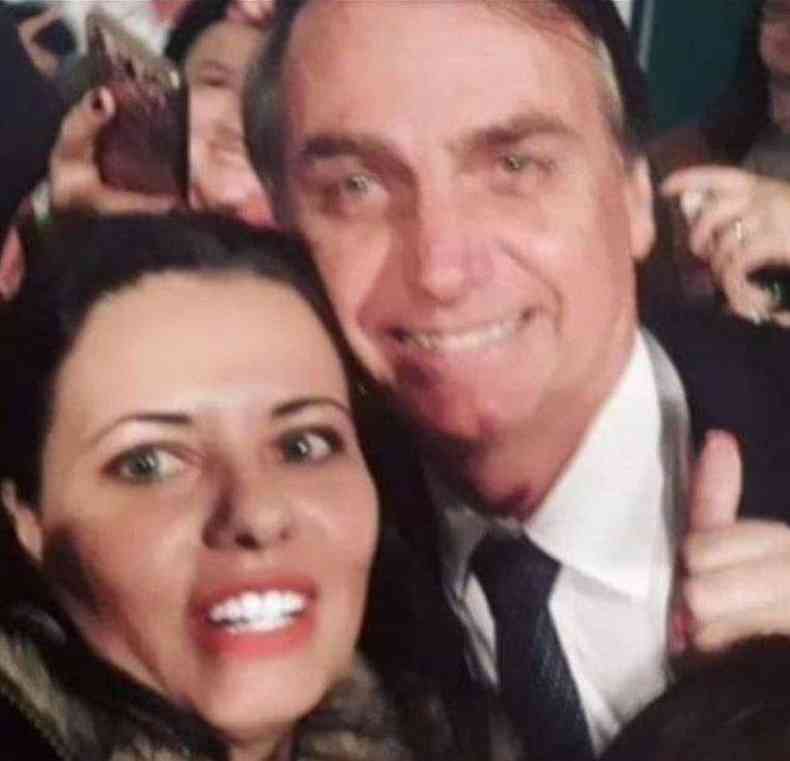 Tatiane Marques com Bolsonaro