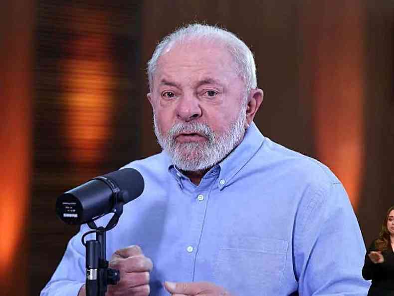 Bras..lia (DF), 25.07.2023 - Presidente Lula .. entrevistado por Marcos Uchoa no programa Conversa com o Presidente, em Bras..lia. Imagem: TV Brasil GOV