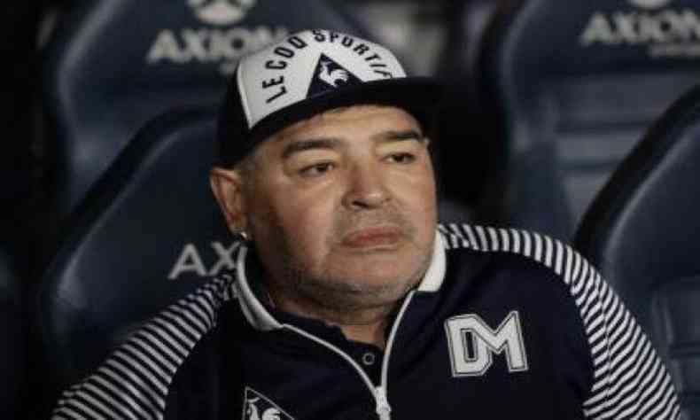 Diego Maradona, jogador de futebol argentino
