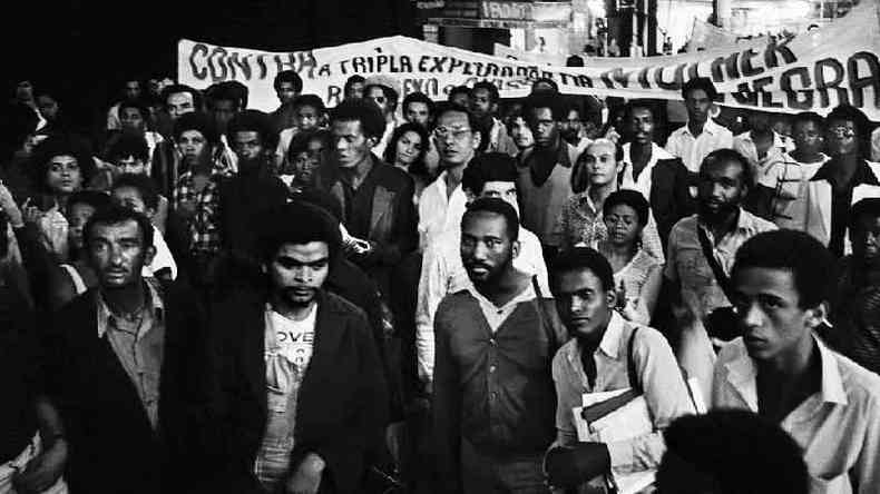 Manifestao do Movimento Negro Unificado, 1980