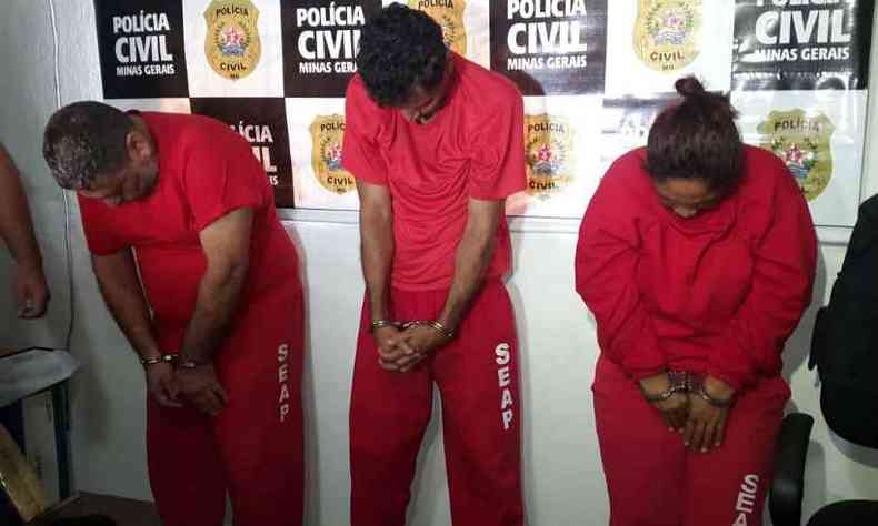 Trs pessoas foram presas suspeitas dos crimes(foto: Edesio Ferreira/EM/D.A.Press)