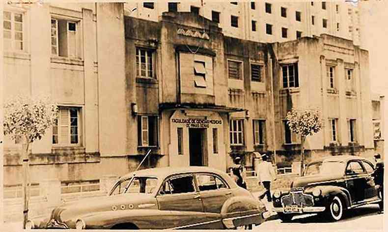 Primeira sede da FCM-MG em 1951 na Santa Casa de Belo Horizonte.(foto: Divulgao FCM)
