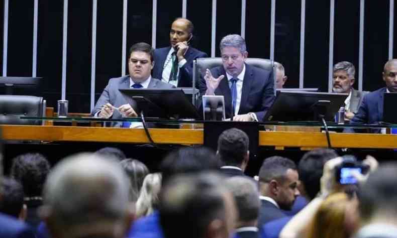 Arthur Lira na plenria da Cmara dos Deputados