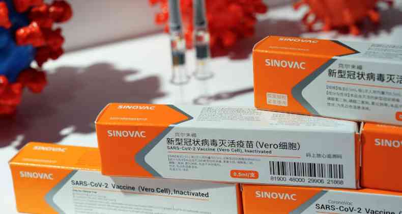 A Coronavac  a vacina contra COVID-19 desenvolvida pelo laboratrio chins Sinovac e o Instituto Butantan(foto: Sinovac/Reproduo)