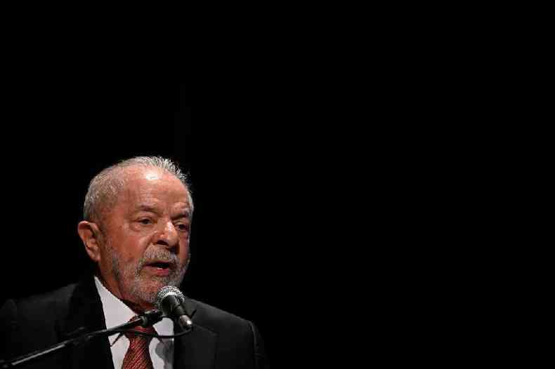 Lula em discurso de apresentao de Aloizio Mercadante como presidente do BNDES, em fevereiro de 2023