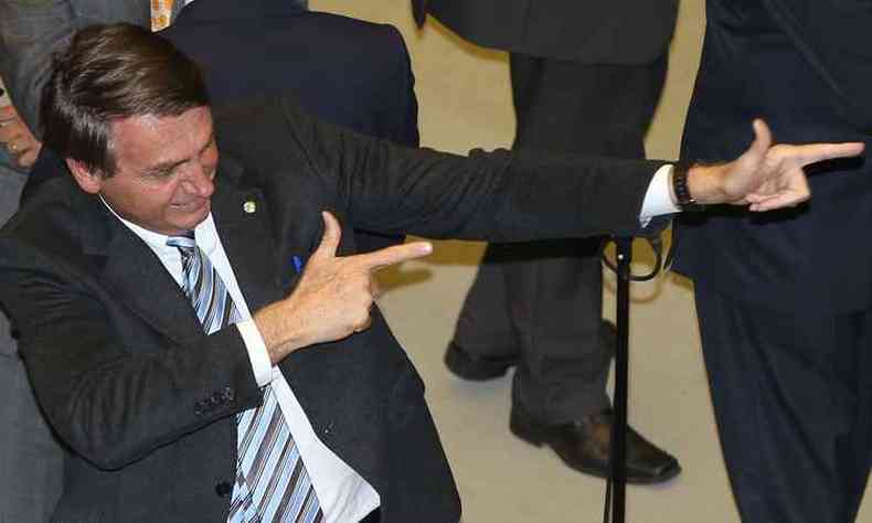 Bolsonaro tambm  campeo de polmicas(foto: Lula Marques)