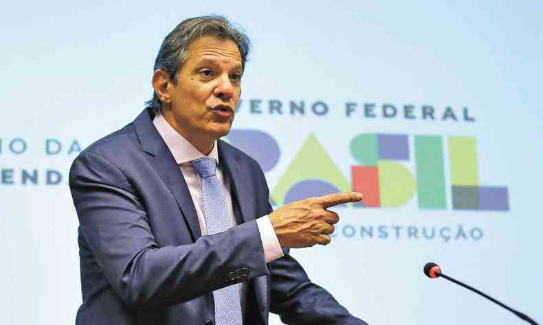 O ministro da Fazenda, Fernando Haddad, apresentou o primeiro esboo do seu trabalho  frente da pasta 