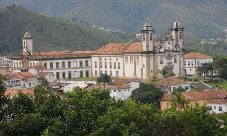 Vista de Ouro Preto, um dos sítios em Minas reconhecidos como patrimônio da humanidade(foto: Beto Novaes/EM/D.A PRESS - 16/03/2018)