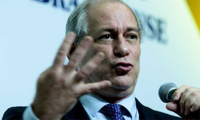 Ciro Gomes(foto: Luis Nova/Esp. CB/D.A Press) Ciro Gomes(foto: Luis Nova/Esp. CB/D.A Press)