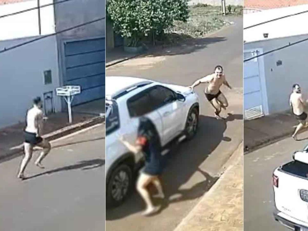 De cueca, advogado corre atrás da mulher e a arrasta na rua - Gerais -  Estado de Minas