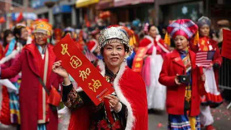 Desfile de Ano Novo chins em Nova York