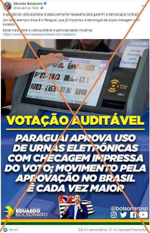 Urnas Eletronicas Ja Permitem Recontagem Ao Contrario Do Sugerido Em Redes Internacional Estado De Minas