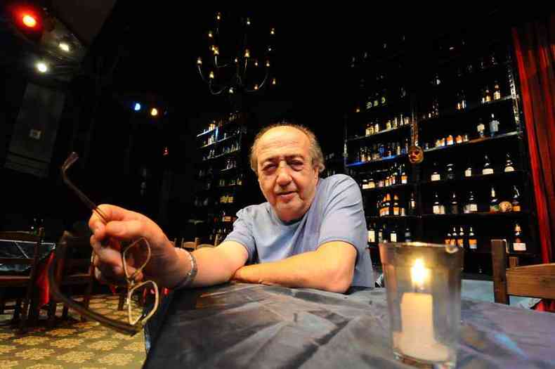 Pedro Paulo Cava, em 2014, no Teatro da Cidade, administrado por ele desde 1990(foto: Euler Jnior/EM/D.A Press - 12/11/14)