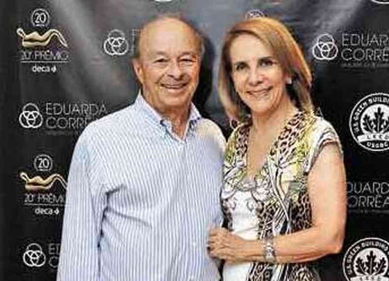 Matando saudades: Emir e Sandra Correa. Ela faz aniversrio nesta sexta-feira(foto: Edy Fernandes/Divulgacao)