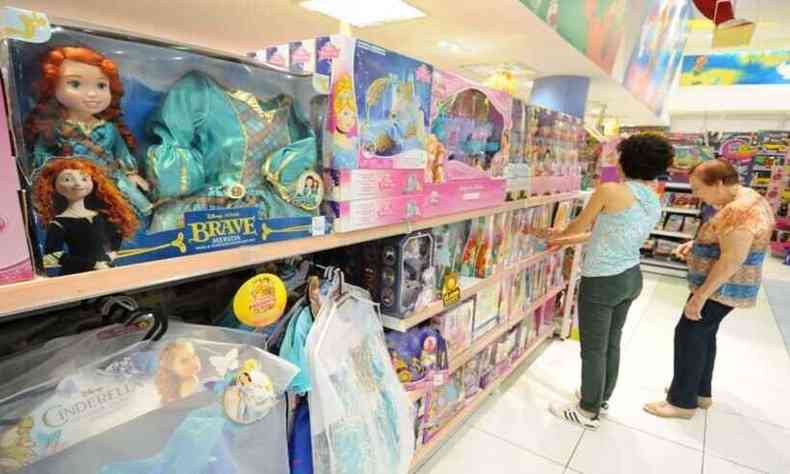 Brinquedos esto entre os produtos com maior queda nas vendas, em relao ao ano passado(foto: Marcos Vieira/EM/D.A Press)