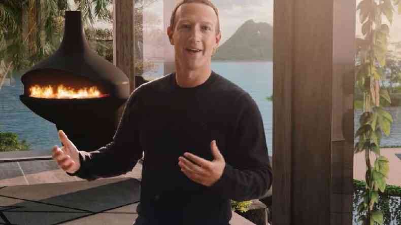 Mark Zuckerberg falando sobre o metaverso