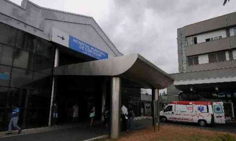 Da UPA, jovem foi transferido ao Hospital Municipal de Contagem(foto: Leandro Couri/EM/D.A Press - 24/10/18)