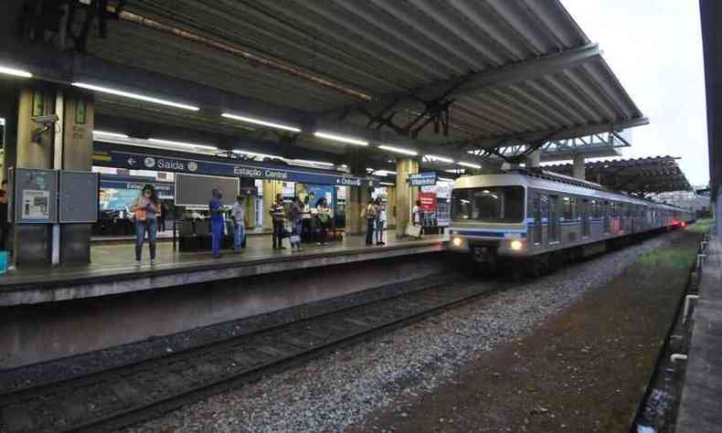 Segundo ministros, acordo garante recursos necessários para ampliação da Linha 1 (Eldorado - Vilarinho) e a construção da Linha 2 (Calafate - Barreiro) do metrô de Belo Horizonte(foto: Túlio Santos/EM/DA Press)