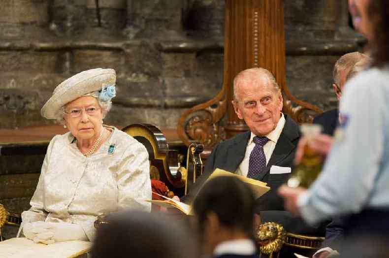 Em junho de 2013, o duque participou de um servio religioso na Abadia de Westminster para marcar o 60 aniversrio da Coroao da rainha Elizabeth 2(foto: PA Media)