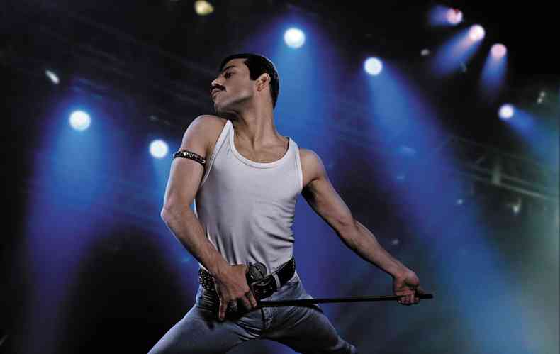 Rami Malek venceu o Oscar de melhor ator por sua interpretao de Freddie Mercury em Bohemian rhapsody(foto: Fox Films/Divulgao)