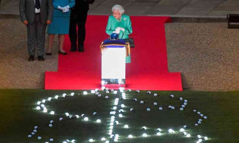 Elizabeth II na comemoração dos 70 anos de reinado