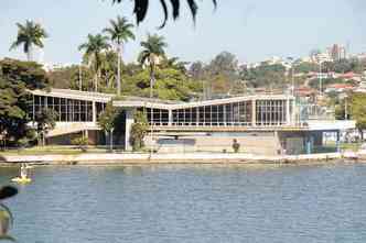 Beto Novaes/EM/D.A PRESS - 13/07/16(foto: Sede do Iate: projetado por Niemeyer, prdio integra conjunto declarado Patrimnio Cultural da Humanidade)