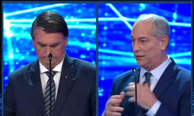 Bolsonaro e Ciro Gomes em Debate na Band