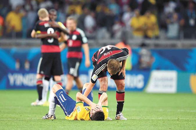 Em 8 de julho de 2014, o Mineirão foi palco da derrota da Seleção Brasileira por 7 a 1 para a Alemanha, nas semifinais da Copa do Mundo(foto: Alexandre Guzanshe/EM/D.A Press) Em 8 de julho de 2014, o Mineirão foi palco da derrota da Seleção Brasileira por 7 a 1 para a Alemanha, nas semifinais da Copa do Mundo(foto: Alexandre Guzanshe/EM/D.A Press)