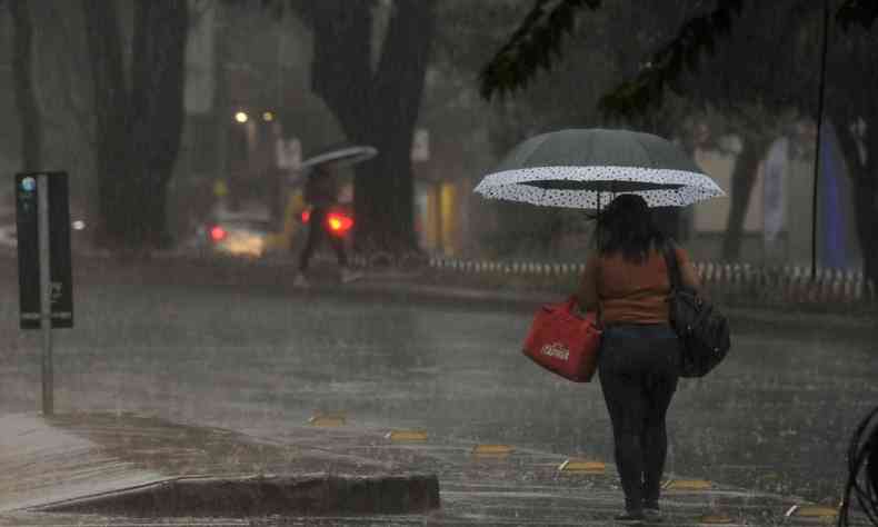 dia de chuva em Minas Gerais