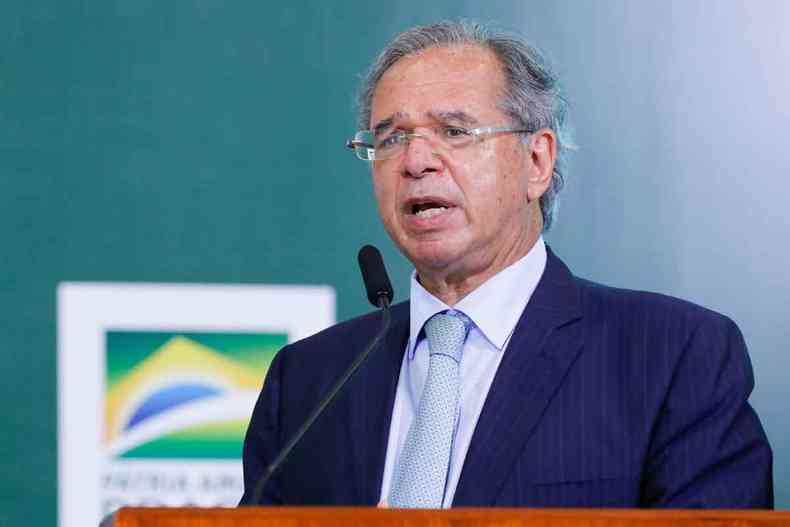 O ministro da Economia , Paulo Guedes