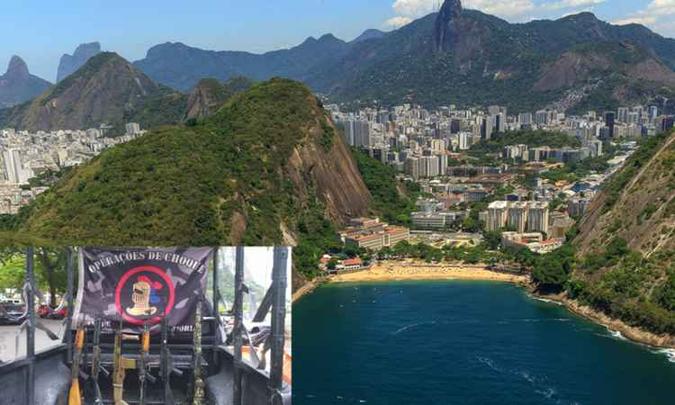 Um suspeito foi preso e seis fuzis foram localizados e apreendidos após tiroteio na sexta-feira(foto: Polícia Militar do Rio de Janeiro/Divulgação) Um suspeito foi preso e seis fuzis foram localizados e apreendidos após tiroteio na sexta-feira(foto: Polícia Militar do Rio de Janeiro/Divulgação)