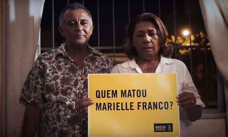 Me de Marielle Franco, Marinete da Silva, em vdeo divulgado pela Anistia Internacional(foto: Reproduo/YouTube Anistia Internacional )