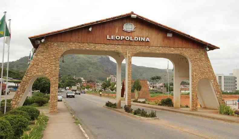 Portal de entrada de Leopoldina