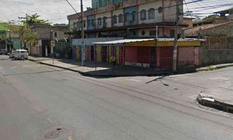 Segundo a PM, crime ocorreu na Avenida Brigadeiro Eduardo Gomes e bandido fugiu pela Rua Boassara(foto: Reproduo da Internet/Google Street View)