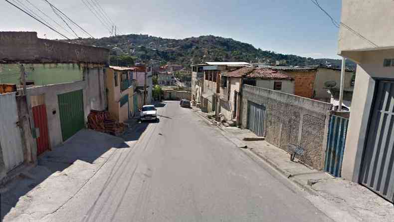 Rua onde a briga familiar acabou em tragdia, no Bairro Novo Aaro Reis(foto: Reproduo/Google Street View)