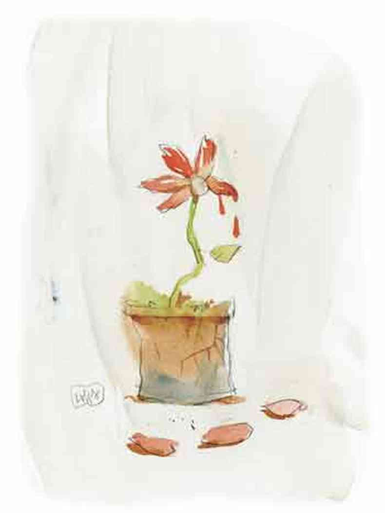 ilustrao da coluna da anna marina mostra flor despetalada 