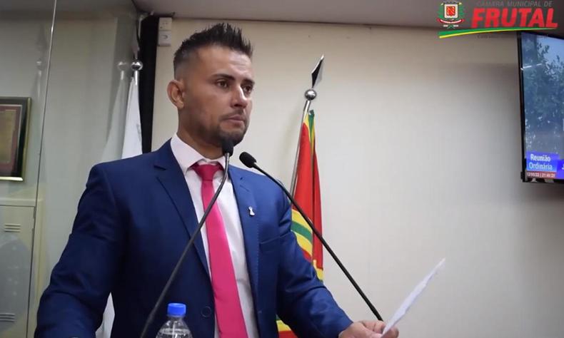 O vereador Jhonathan Lavador (MDB) 