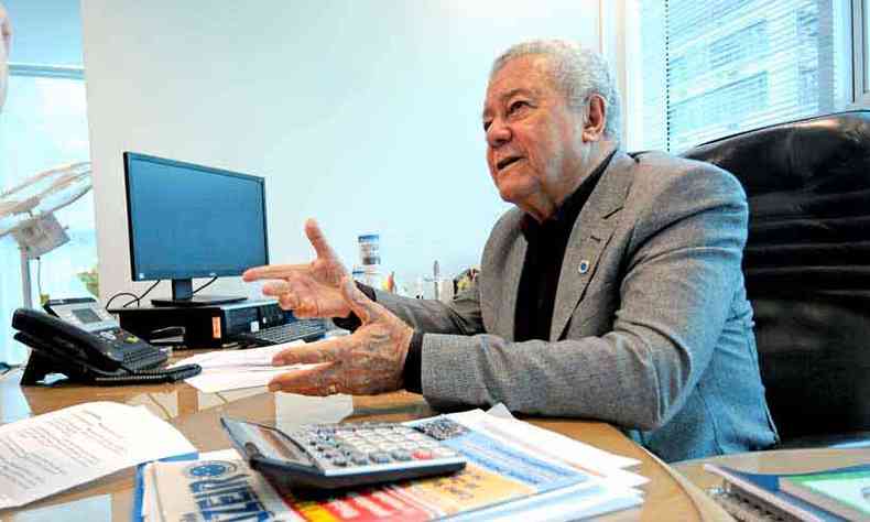 Presidente do Conselho deliberativo do Cruzeiro, Dalai Rocha vai se reunir nesta segunda com Wagner Pires, a quem sugerir a renncia(foto: Juarez Rodrigues/EM/D.A Press)