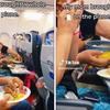 Família leva galinha caipira para jantar no avião e viraliza nas redes