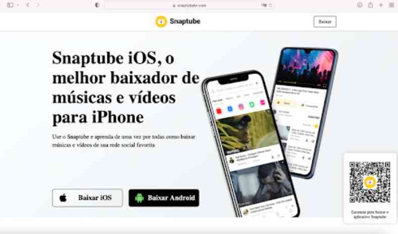 Conheça o Snaptube, um app especializado em converter e baixar vídeos de  vários web-sites, como Face, Insta e .