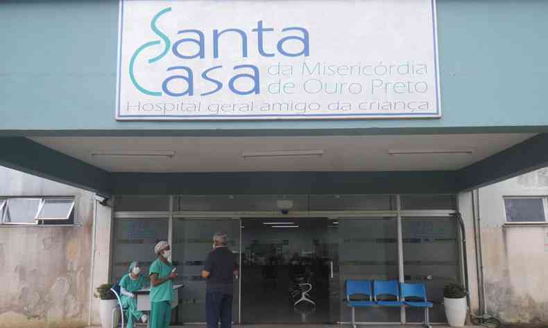 Fachada da Santa casa de ouro preto