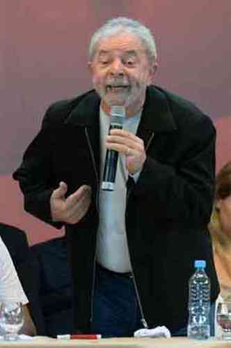 Ex-presidente Luiz Incio Lula da Silva(foto: Andressa Anholete - 20/11/15)