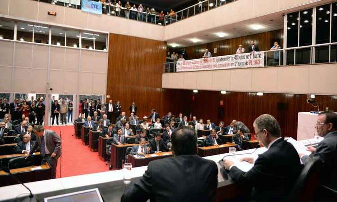 Deputados votaram em poucas sessões em 2017(foto: Ricardo Barbosa) Deputados votaram em poucas sessões em 2017(foto: Ricardo Barbosa)